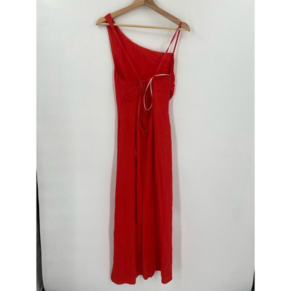 Reformation 8 Amani maxi dress Hot Day red - Picture 4 of 7